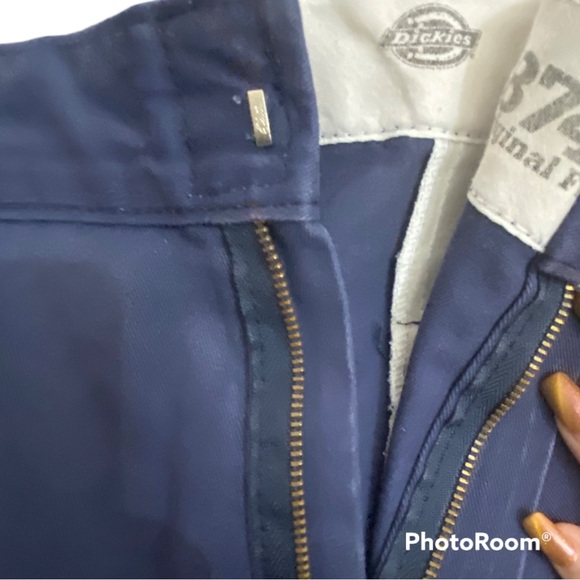 DICKIES MENS BLUE PANTS 874 ORIGINAL FIT SIZE 42X32 - Picture 3 of 8